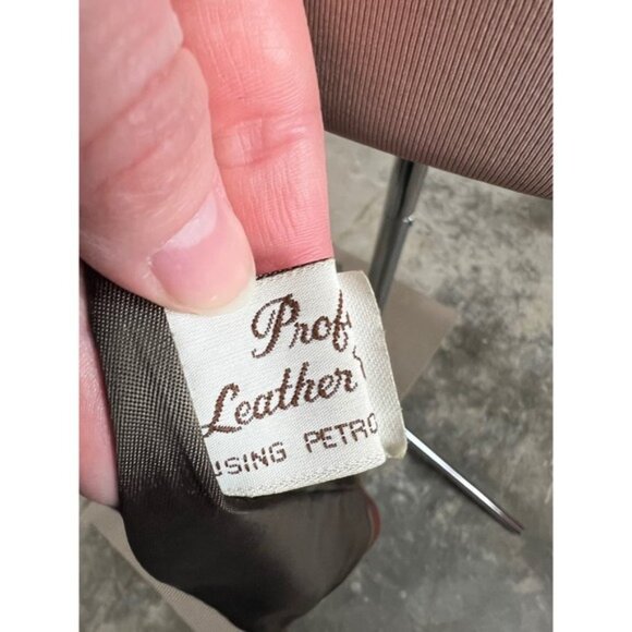 leather blazer Vintage brown - Picture 12 of 14